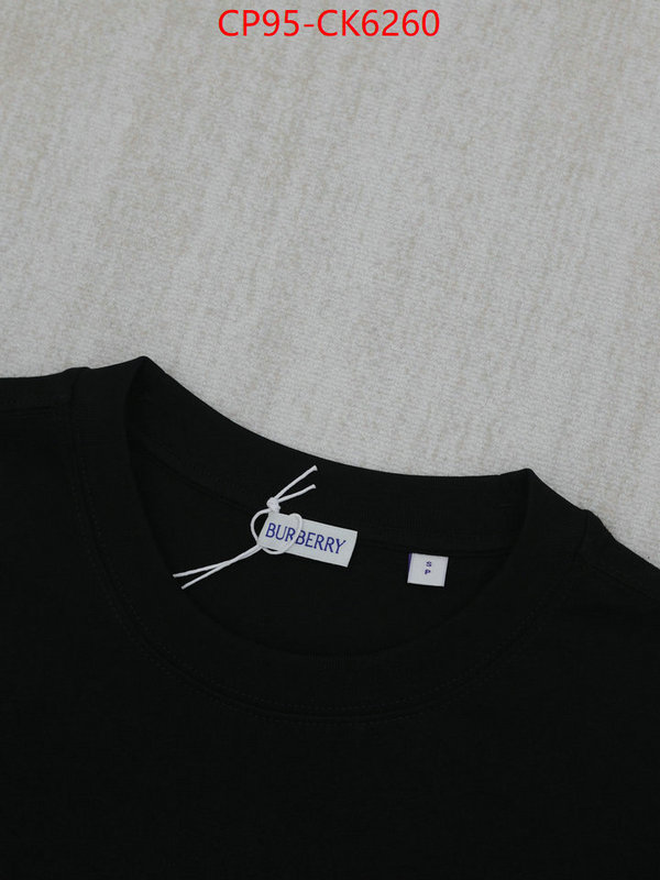 Clothing-Burberry quality replica ID: CK6260 $: 95USD