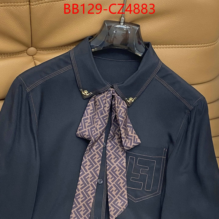 Clothing-Fendi top quality website ID: CZ4883 $: 129USD