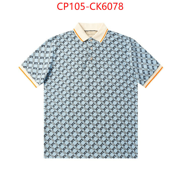 Clothing-Gucci highest quality replica ID: CK6078 $: 105USD