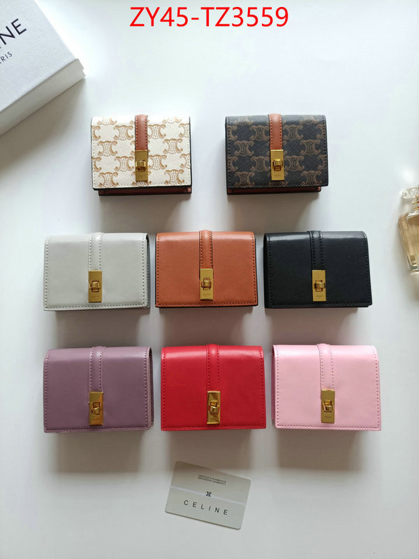 CELINE Bags(4A)-Wallet wholesale ID: TZ3559 $: 45USD,