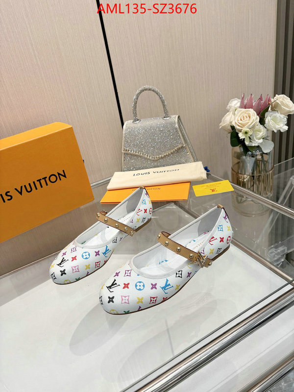 Women Shoes-LV 1:1 replica wholesale ID: SZ3676 $: 135USD