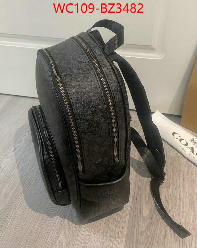 Coach Bags(4A)-Backpack- aaaaa replica ID: BZ3482 $: 109USD,