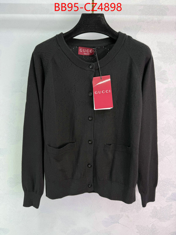 Clothing-Gucci top brands like ID: CZ4898 $: 95USD