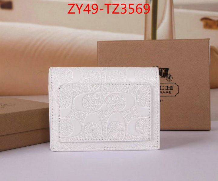 Coach Bags(4A)-Wallet what ID: TZ3569 $: 49USD,