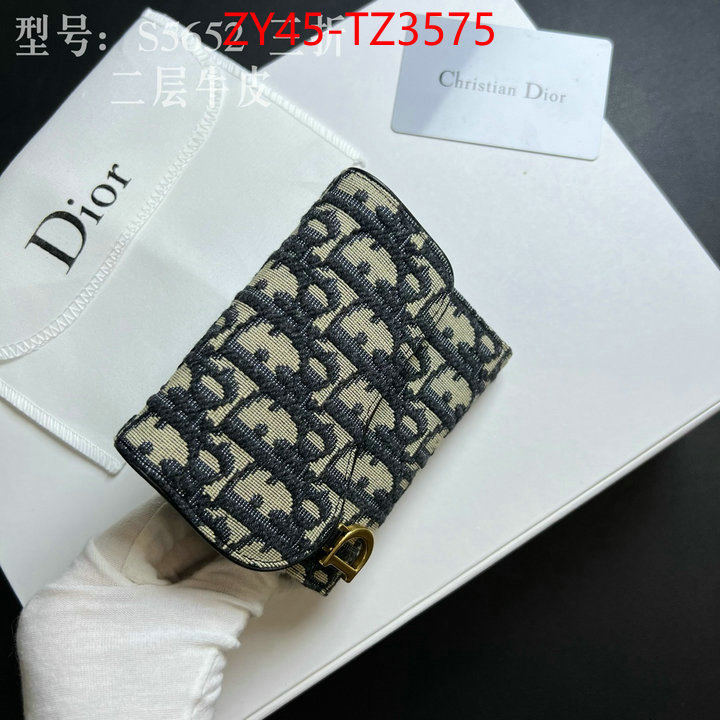 Dior Bags(4A)-Wallet- flawless ID: TZ3575 $: 45USD,