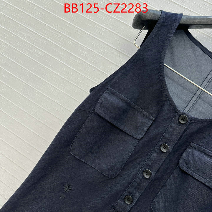 Clothing-Dior 2024 aaaaa replica 1st copy ID: CZ2283 $: 125USD