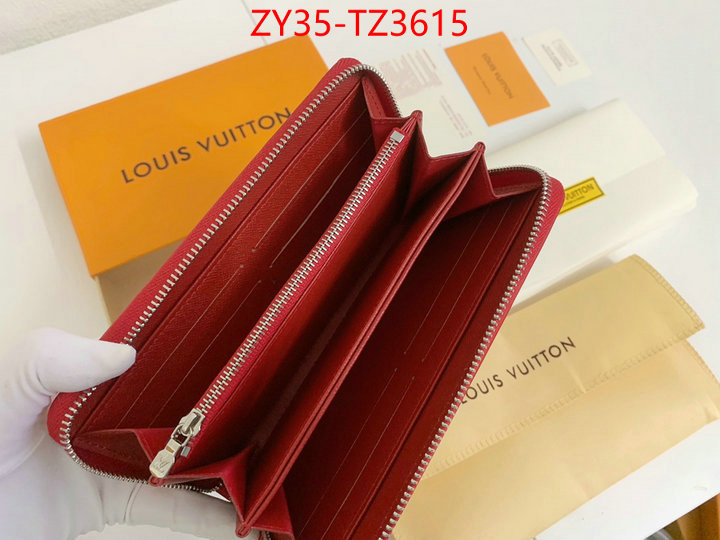 LV Bags(4A)-Wallet aaaaa replica ID: TZ3615 $: 35USD,