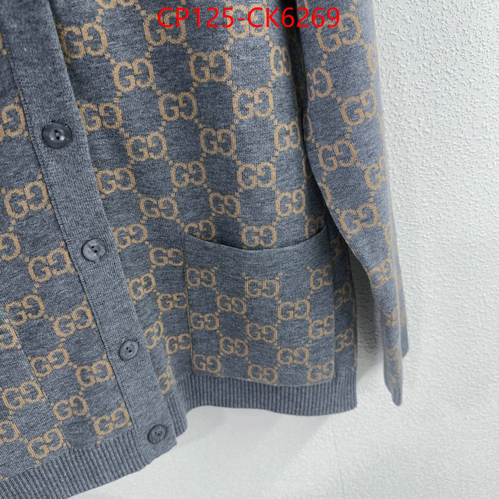 Clothing-Gucci how to start selling replica ID: CK6269 $: 125USD