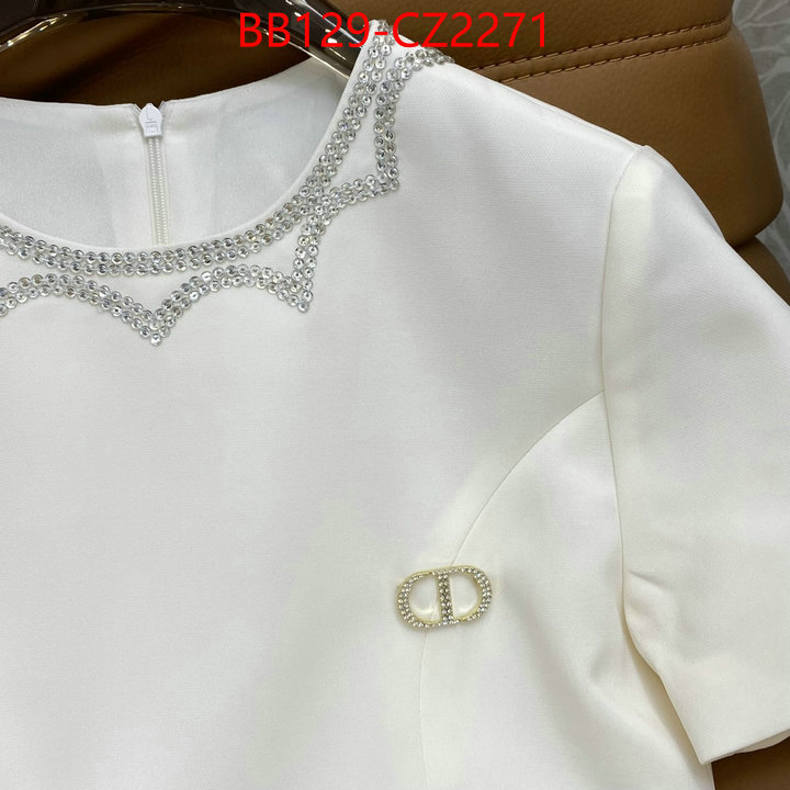 Clothing-Dior high quality aaaaa replica ID: CZ2271 $: 129USD