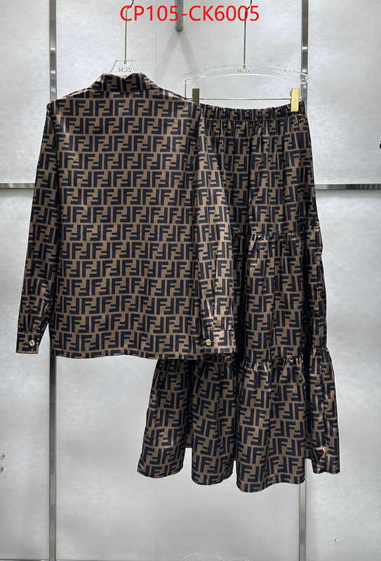 Clothing-Fendi top sale ID: CK6005 $: 105USD