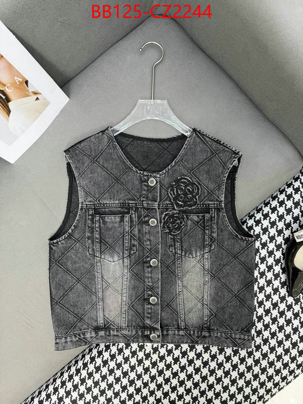 Clothing-Chanel 1:1 replica wholesale ID: CZ2244 $: 125USD