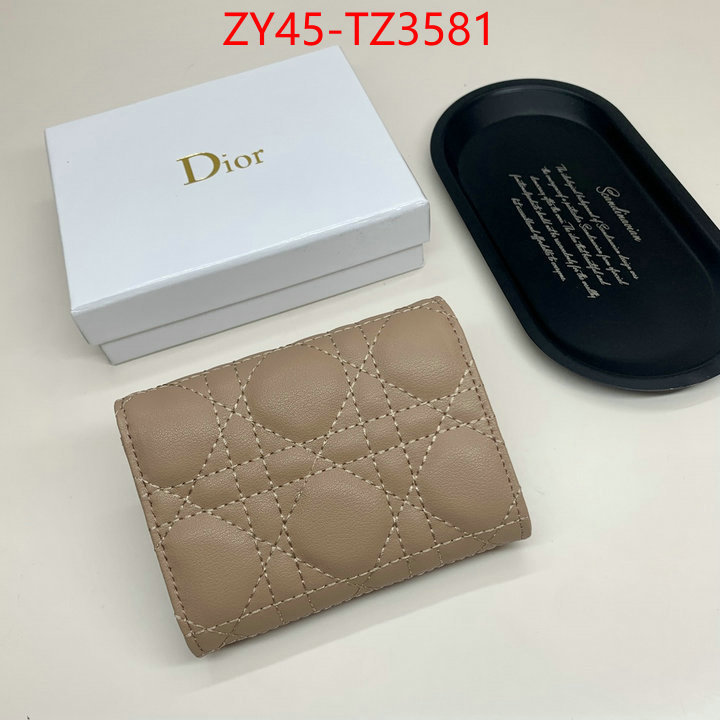 Dior Bags(4A)-Wallet- high quality aaaaa replica ID: TZ3581 $: 45USD,