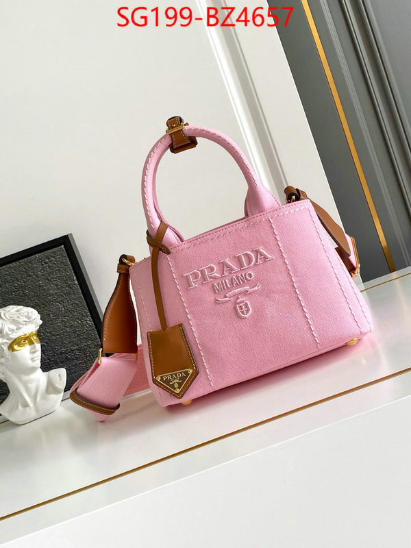 Prada Bags(TOP)-Handbag- perfect ID: BZ4657 $: 199USD,