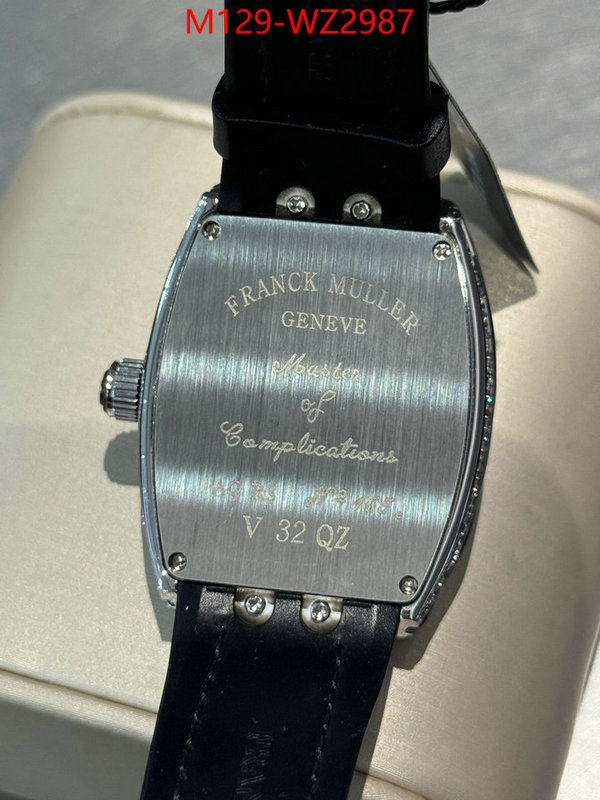 Watch(4A)-Franck Muller fake designer ID: WZ2987 $: 129USD