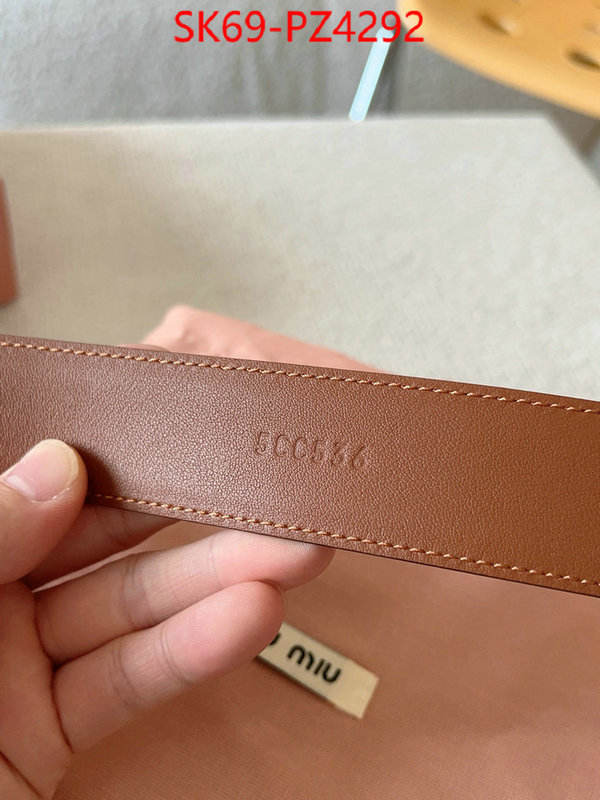 Belts-MIU MIU buy aaaaa cheap ID: PZ4292 $: 69USD