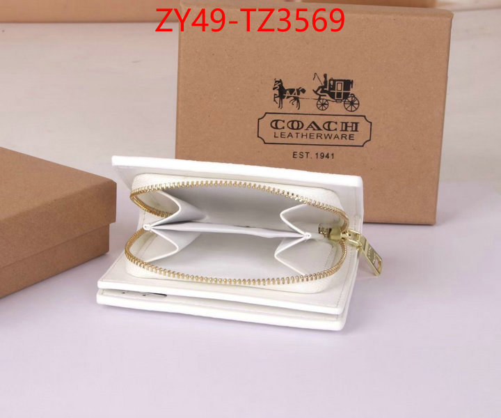 Coach Bags(4A)-Wallet what ID: TZ3569 $: 49USD,