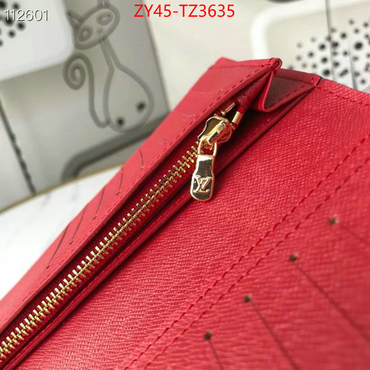 LV Bags(4A)-Wallet the top ultimate knockoff ID: TZ3635 $: 45USD,