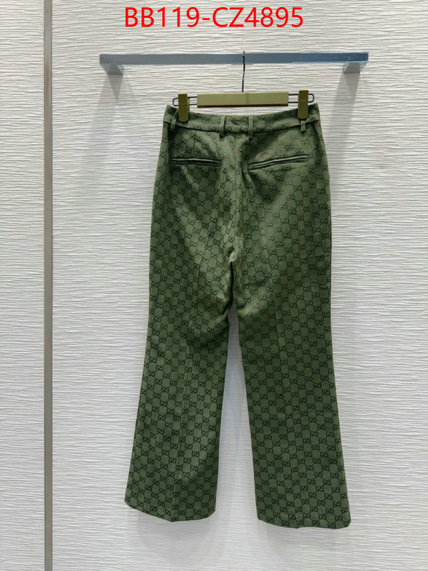 Clothing-Gucci highest quality replica ID: CZ4895 $: 119USD