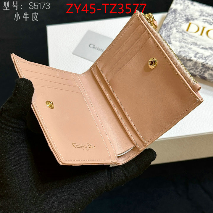 Dior Bags(4A)-Wallet- the highest quality fake ID: TZ3577 $: 45USD,