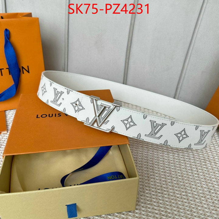 Belts-LV top quality fake ID: PZ4231 $: 75USD