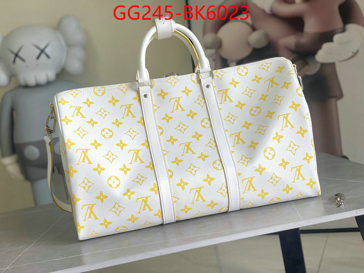 LV Bags(TOP)-Keepall BandouliRe 45-50- fake cheap best online ID: BK6023 $: 245USD,