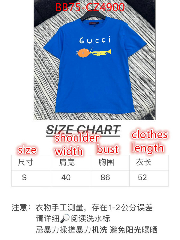 Clothing-Gucci buy sell ID: CZ4900 $: 75USD