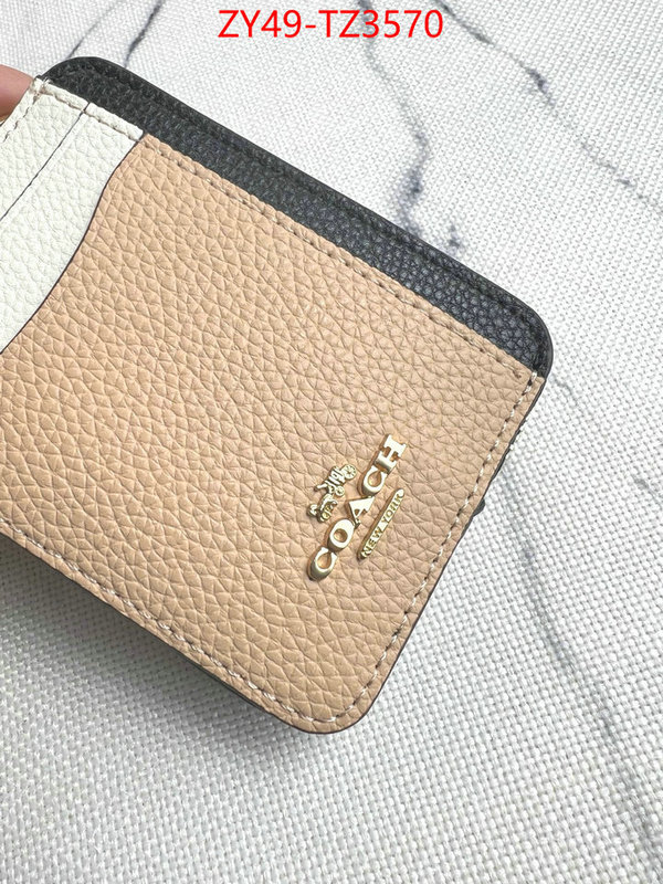 Coach Bags(4A)-Wallet perfect ID: TZ3570 $: 49USD,