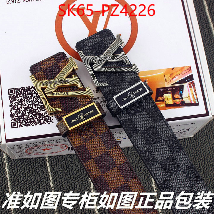 Belts-LV luxury cheap ID: PZ4226 $: 65USD