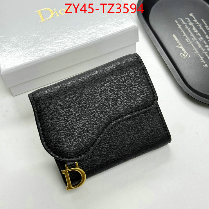 Dior Bags(4A)-Wallet- replica 1:1 ID: TZ3594 $: 45USD,