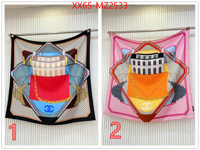 Scarf-Chanel the highest quality fake ID: MZ2533 $: 65USD