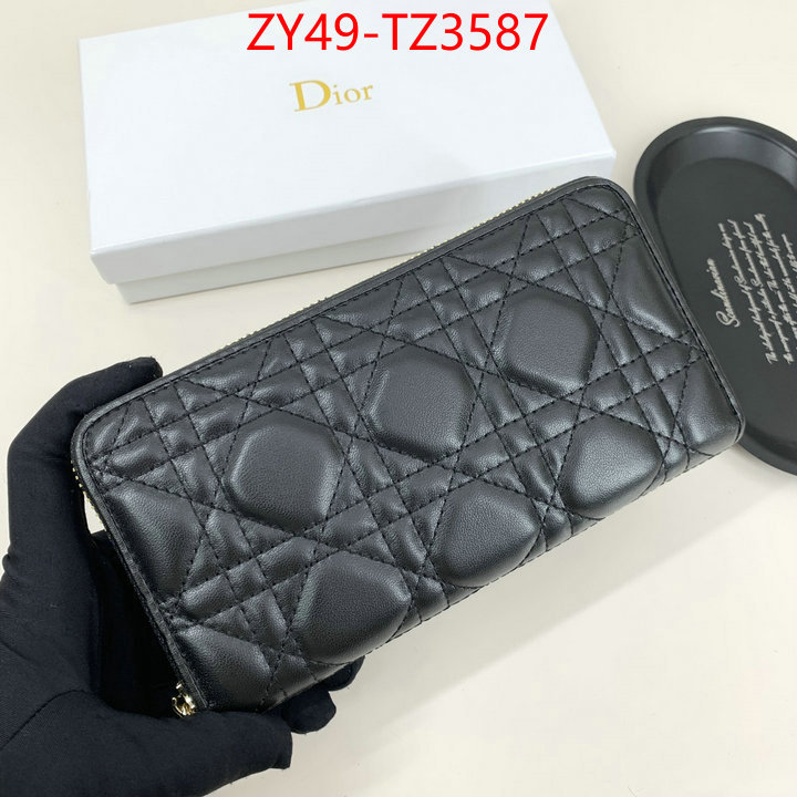 Dior Bags(4A)-Wallet- top quality replica ID: TZ3587 $: 49USD,