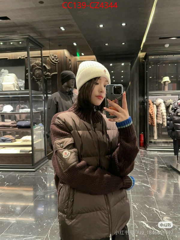 Down jacket Men-Moncler wholesale ID: CZ4344 $: 139USD