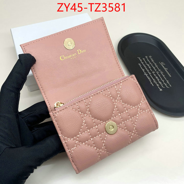 Dior Bags(4A)-Wallet- high quality aaaaa replica ID: TZ3581 $: 45USD,