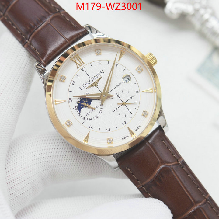 Watch(4A)-Longines wholesale designer shop ID: WZ3001 $: 179USD-shoes yupoo Watch(4A)-Longines wholesale designer shop ID: WZ3001 $: 179USD