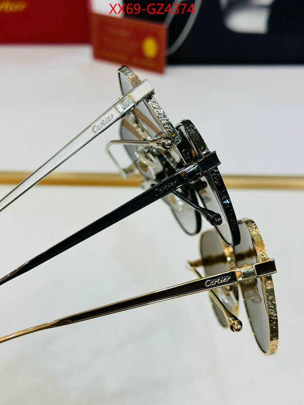 Glasses-Cartier buy high-quality fake ID: GZ4374 $: 69USD