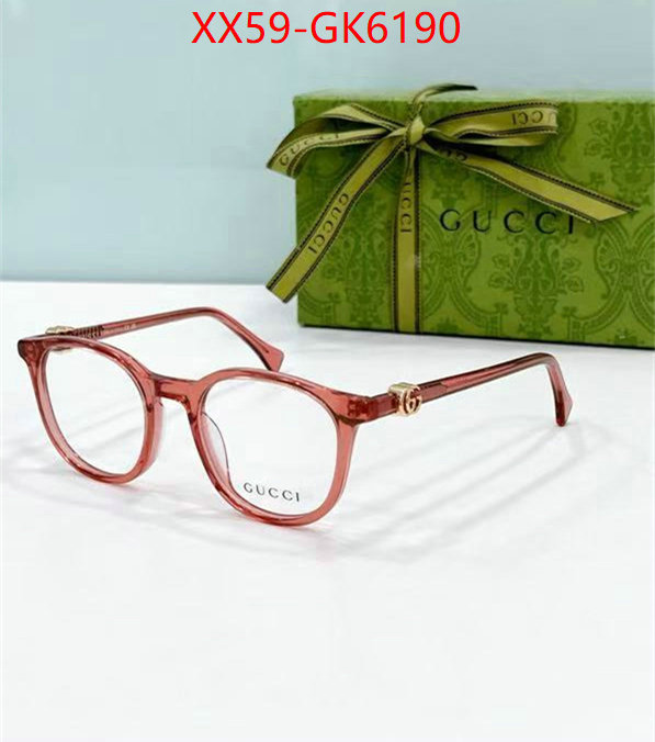 Glasses-Gucci sell high quality ID: GK6190 $: 59USD