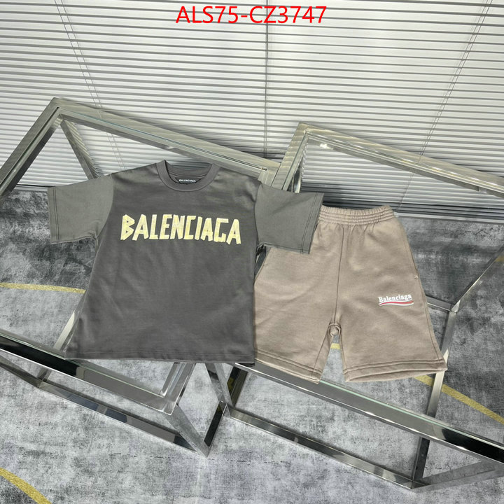 Kids clothing-Balenciaga best quality replica ID: CZ3747 $: 75USD