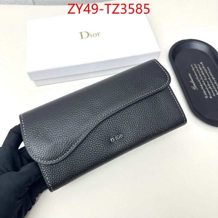 Dior Bags(4A)-Wallet- fake high quality ID: TZ3585 $: 49USD,