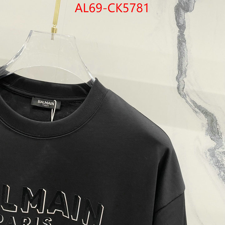 Clothing-Balmain high quality happy copy ID: CK5781 $: 69USD