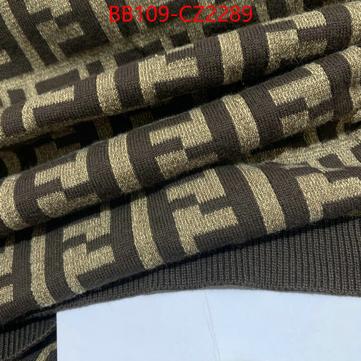 Clothing-Fendi designer 1:1 replica ID: CZ2289 $: 109USD