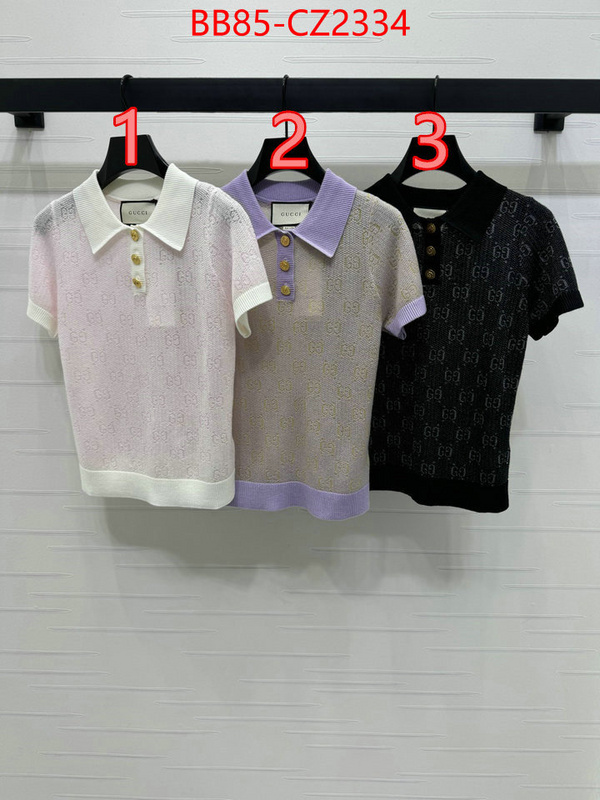 Clothing-Gucci high quality ID: CZ2333 $: 85USD