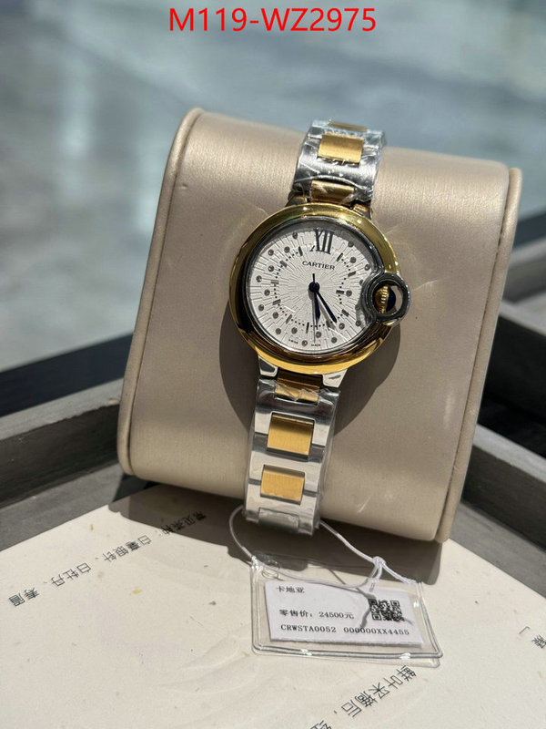 Watch(4A)-Cartier buy best quality replica ID: WZ2975 $: 119USD