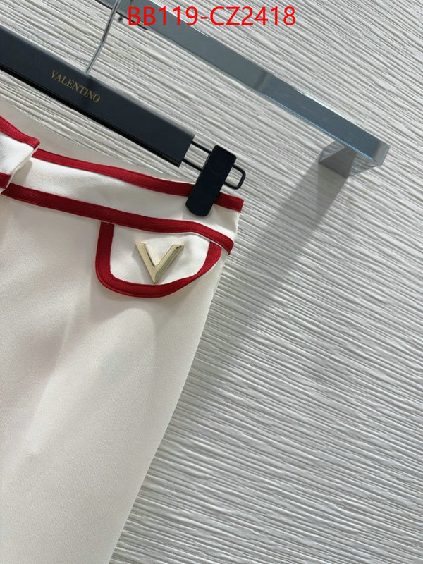 Clothing-Valentino what is a counter quality ID: CZ2417 $: 119USD