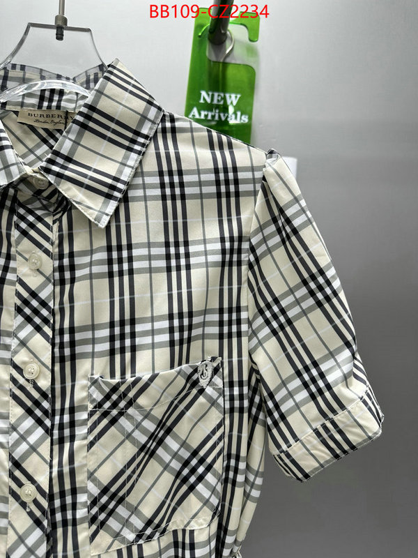 Clothing-Burberry sell online ID: CZ2234 $: 109USD
