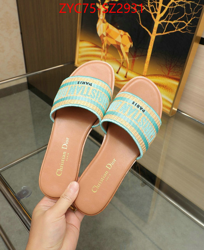 Women Shoes-Dior styles & where to buy ID: SZ2931 $: 75USD