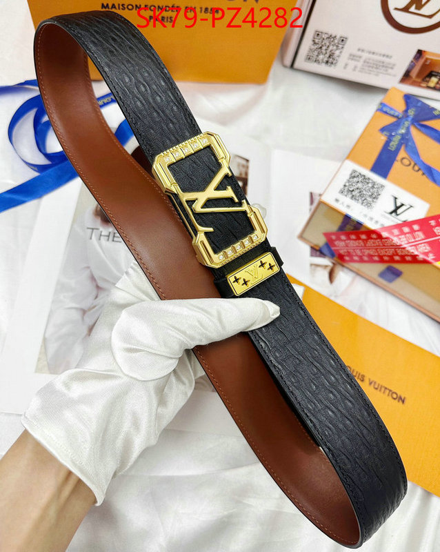 Belts-LV luxury cheap ID: PZ4282 $: 79USD