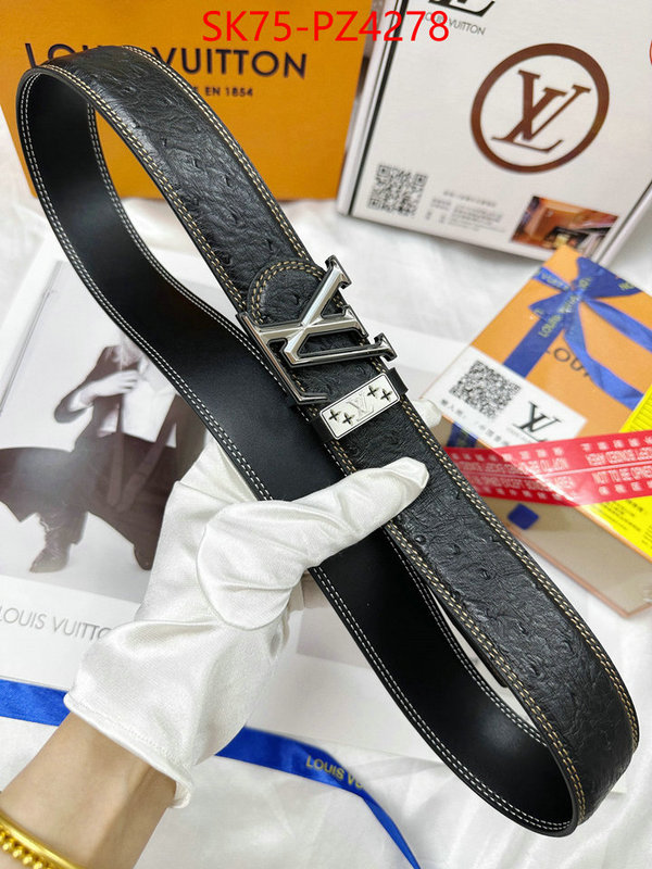 Belts-LV high-end designer ID: PZ4278 $: 75USD