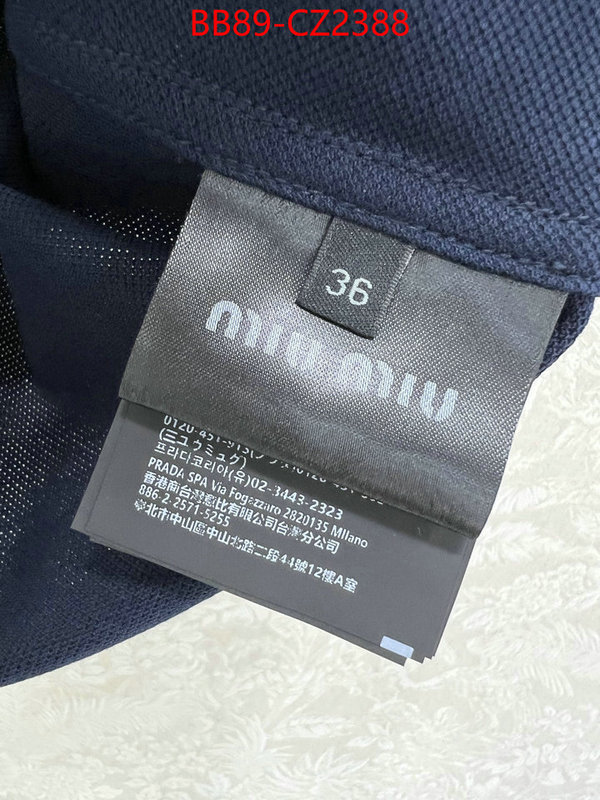 Clothing-MIU MIU shop designer ID: CZ2388 $: 89USD