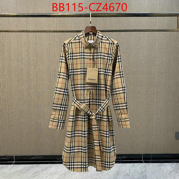 Clothing-Burberry the best quality replica ID: CZ4670 $: 115USD