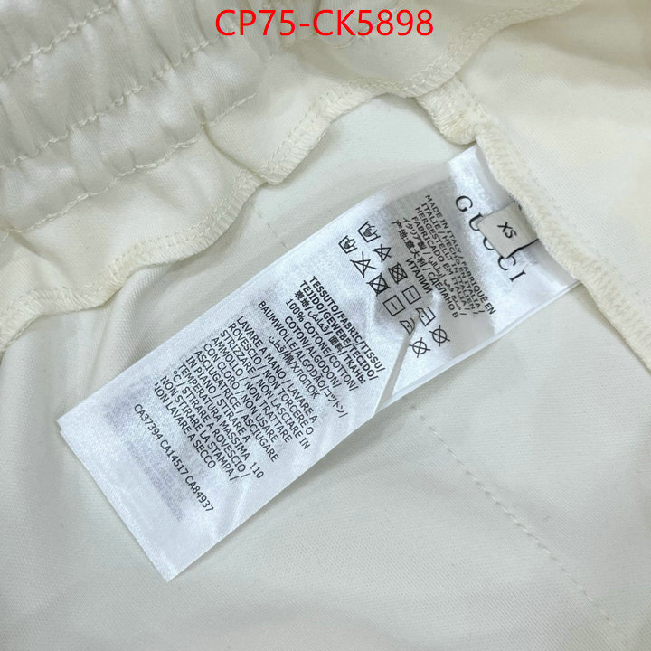 Clothing-Gucci best replica ID: CK5898 $: 75USD